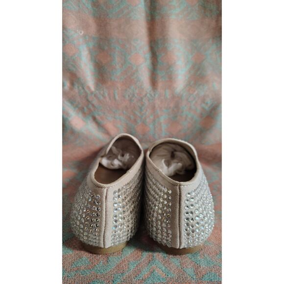 Steven by Steve Madden Women's Grey Rhinestone Studded Loafers Size 9M - Picture 5 of 8